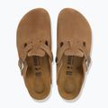 Šlepetės BIRKENSTOCK Boston Suede Leather dark tea 4