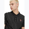 Vyriški polo marškinėliai FILA Luckenwalde black/bright white striped 4