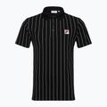 Vyriški polo marškinėliai FILA Luckenwalde black/bright white striped 5