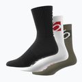 Kojinės adidas FIVE TEN Cushioned Crew Sock 3 poros olive strata/white/black 6