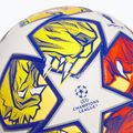 Futbolo kamuolys adidas UCL Competition 23/24 white/glow blue/flash orange dydis 4 4