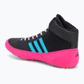 Bokso batai adidas HVC core black/signal cyan/yellow 3