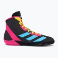 Bokso batai adidas Adizero black/signal cyan/shock pink 2