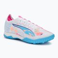 Futbolo batai PUMA Ultra 5 Match Vol. Up TT puma white/luminous blue/poison pink/fizzy melon