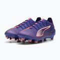PUMA Ultra 5 Ultimate FG lapis lazuli/puma white/sunset gloe futbolo bateliai 8