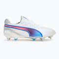 Vyriški futbolo batai PUMA King Ultimate MxSG puma white/bluemazing/flat light grey/sunset glow 2