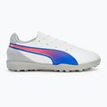 Vaikiški futbolo batai PUMA King Match TT Jr puma white/bluemazing/flat light grey/sunset glow 2