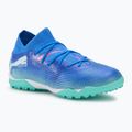 Vaikiški futbolo batai PUMA Future 7 Match TT + Mid Jr bluemazing/puma white/electric peppermint