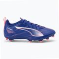 PUMA Ultra 5 Play FG/AG Jr vaikų futbolo bateliai lapis lazuli/puma white/sunset glow 2