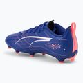 PUMA Ultra 5 Play FG/AG Jr vaikų futbolo bateliai lapis lazuli/puma white/sunset glow 3