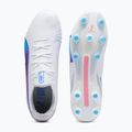 Futbolo batai PUMA King Ultimate FG/AG puma white/bluemazing/flat light grey/sunset glow 11