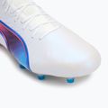 Futbolo batai PUMA King Ultimate FG/AG puma white/bluemazing/flat light grey/sunset glow 7