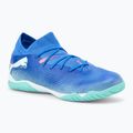 Vaikiški futbolo batai PUMA Future 7 Match It + Mid Jr bluemazing/puma white/electric peppermint