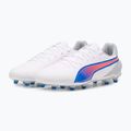 Futbolo batai PUMA King Match FG/AG puma white/bluemazing/flat light grey/sunset glow 8