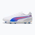 Futbolo batai PUMA King Match FG/AG puma white/bluemazing/flat light grey/sunset glow 10