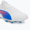 Futbolo batai PUMA King Match FG/AG puma white/bluemazing/flat light grey/sunset glow 7