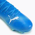 Vaikiški futbolo batai PUMA Future 7 Play FG/AG Jr hyperlink blue/mint/puma white 7