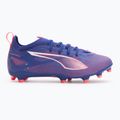PUMA Ultra 5 Pro FG/AG Jr vaikų futbolo bateliai lapis lazuli/puma white/sunset glow 2