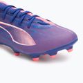 PUMA Ultra 5 Pro FG/AG Jr vaikų futbolo bateliai lapis lazuli/puma white/sunset glow 7