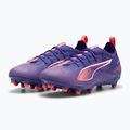 PUMA Ultra 5 Pro FG/AG Jr vaikų futbolo bateliai lapis lazuli/puma white/sunset glow 8