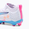 Vaikiški futbolo batai PUMA Ultra 5 Match Vol. Up FG/AG Jr puma white/luminous blue 6