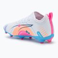 Vaikiški futbolo batai PUMA Ultra 5 Match Vol. Up FG/AG Jr puma white/luminous blue 2