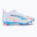 Vaikiški futbolo batai PUMA Ultra 5 Match Vol. Up FG/AG Jr puma white/luminous blue 3