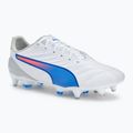 Vyriški futbolo batai PUMA King Pro MxSG puma white/bluemazing/flat light grey/sunset glow