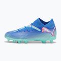 Vaikiški futbolo batai PUMA Future 7 Pro FG/AG Jr bluemazing/puma white/electric peppermint 2