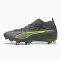 Vyriški futbolo bateliai PUMA Ultra 5 Match+ FG/AG matte aged silver/yellow alert/puma aged silver
