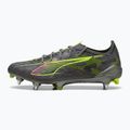 Vyriški futbolo batai PUMA Ultra 5 Ultimate MxSG matte aged silver/yellow alert/sun struck