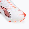 Vaikiški futbolo batai PUMA Ultra 5 Match FG/AG Jr puma white/puma black/glowing red 7