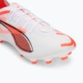 Vaikiški futbolo batai PUMA Ultra 5 Pro FG/AG Jr puma white/puma black/glowing red 7