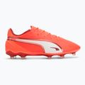 Vyriški futbolo bateliai PUMA King Match FG/AG glowing red/puma white/red fire 2