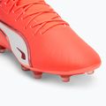 Vyriški futbolo bateliai PUMA King Match FG/AG glowing red/puma white/red fire 7