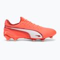 Vyriški futbolo bateliai PUMA King Ultimate FG/AG glowing red/puma white/red fire 2