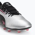 Vyriški futbolo bateliai PUMA King Match FG/AG puma silver/puma black/sun struck/puma white 7