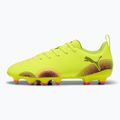 Vaikiški futbolo batai PUMA Future 8 Play FG/AG Jr yellow alert/puma black/sun struck 2