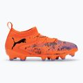 Vaikiški futbolo batai PUMA Future 8 Match Creativity FG/AG Jr orange poppy/puma black/dark amethyst 2