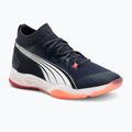Vyriški batai rankiniam PUMA Eliminate Nitro SQD parisian night / puma white / glowing red