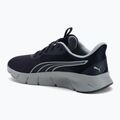 PUMA Flexfocus Lite Modern Woven tamsiai mėlynos/šaltos vidutinės pilkos spalvos bėgimo bateliai 3
