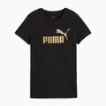 Moteriški marškinėliai PUMA ESS Metallic No. 1 Logo Tee puma black/metallic gold
