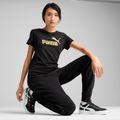 Moteriški marškinėliai PUMA ESS Metallic No. 1 Logo Tee puma black/metallic gold 3