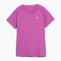 Moteriški bėgimo marškinėliai PUMA Run Velocity Tee Tri-Blend wild berry