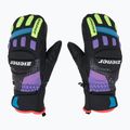 Vaikiškos slidininkų pirštinės ZIENER Luron Aquashield PR Mitten multicolor 3