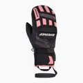 Vaikiškos slidininkų pirštinės ZIENER Luron Aquashield PR Mitten black/pink vani 2