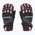 Vaikiškos slidininkų pirštinės ZIENER Luron Aquashield PR Mitten black/pink vani 3