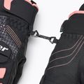 Vaikiškos slidininkų pirštinės ZIENER Luron Aquashield PR Mitten black/pink vani 5