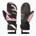Vaikiškos slidinėjimo kumštinės Ziener Lopaki-Z AS PR Mitten black/pink vanilla