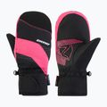 Vaikiškos slidinėjimo pirštinės ZIENER Luuki-Z Aquashield black/pop pink